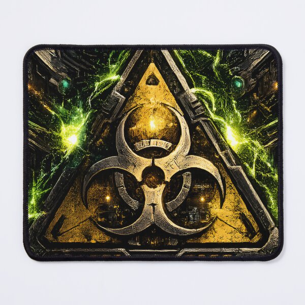 Item preview, Techwear Biohazard Warning Sign Toxic Art designed and sold by RiteshCenter .