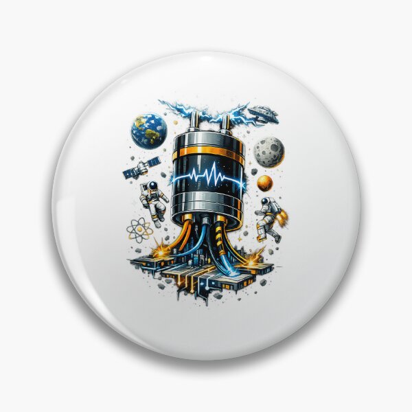 Item preview, Sci Fi Quantum Capacitor Core Space Development Tech Art designed and sold by THEJOHNJADS.