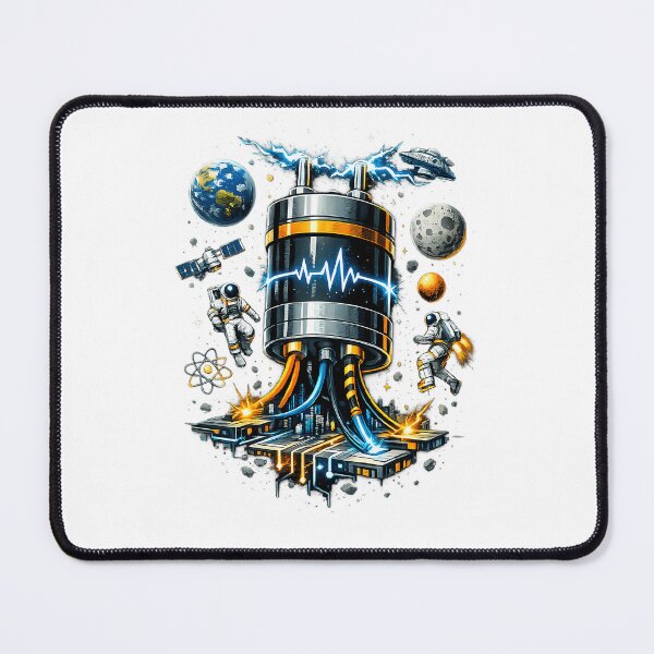 Item preview, Sci Fi Quantum Capacitor Core Space Development Tech Art designed and sold by THEJOHNJADS.