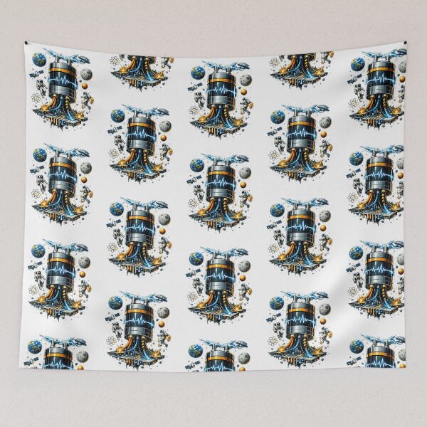 Item preview, Sci Fi Quantum Capacitor Core Space Development Tech Art designed and sold by THEJOHNJADS.