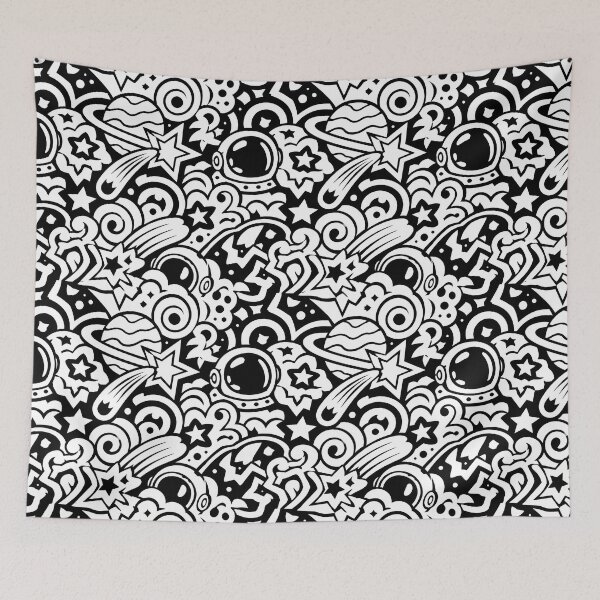 Item preview, Monochrome Stardust (Minimalist Pop-Art) designed and sold by Thai Vibe Studio.