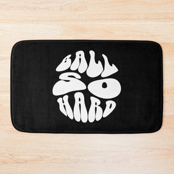 Item preview, Ball So Hard Text Monochrome Black designed and sold by Garmaramas.