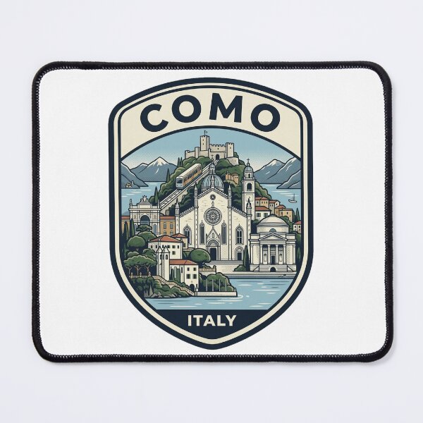 Item preview, Como Italy Vintage Travel Badge designed and sold by k3rstman1.