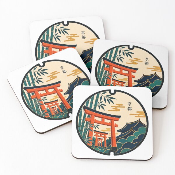 Item preview, Kyoto Japanese Manhole Cover Art designed and sold by WAYNORI.