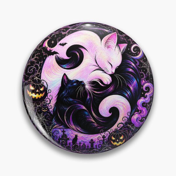 Item preview, ⚖️ PURRFECTLY BALANCED COLLECTION ⚖️- HALLOWEEN CATS designed and sold by WheelieGdArt.