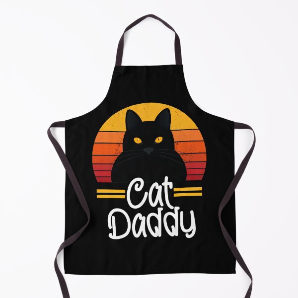 Item preview, Cat Daddy Black Cat Retro Sunset Design designed and sold by GiaoCalonas.