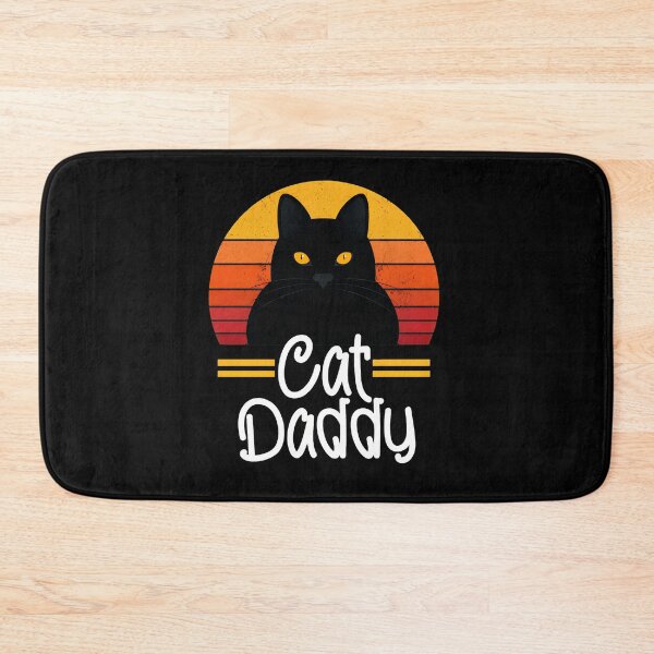 Item preview, Cat Daddy Black Cat Retro Sunset Design designed and sold by GiaoCalonas.