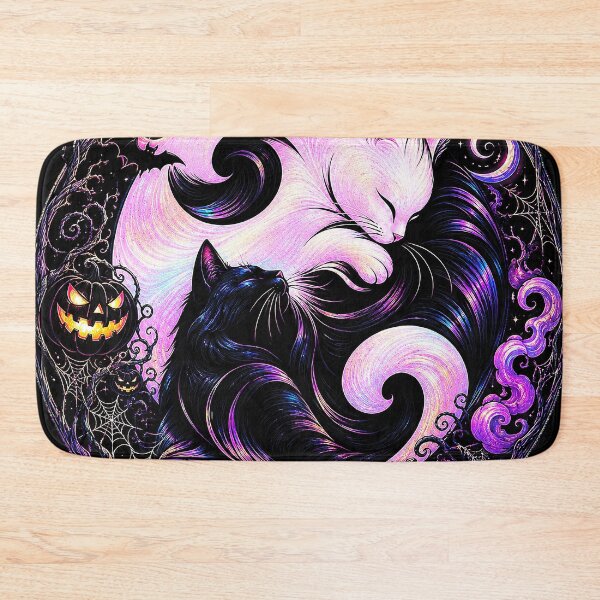Item preview, ⚖️ PURRFECTLY BALANCED COLLECTION ⚖️- HALLOWEEN CATS designed and sold by WheelieGdArt.