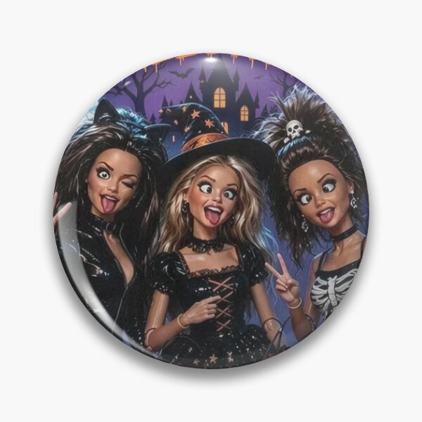 Item preview, Spooky Besties Halloween Dolls Funny Selfie Meme designed and sold by Devilians92.