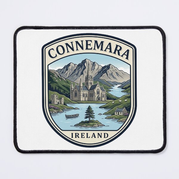Item preview, Connemara Ireland Vintage Travel Badge Kylemore Abbey designed and sold by k3rstman1.