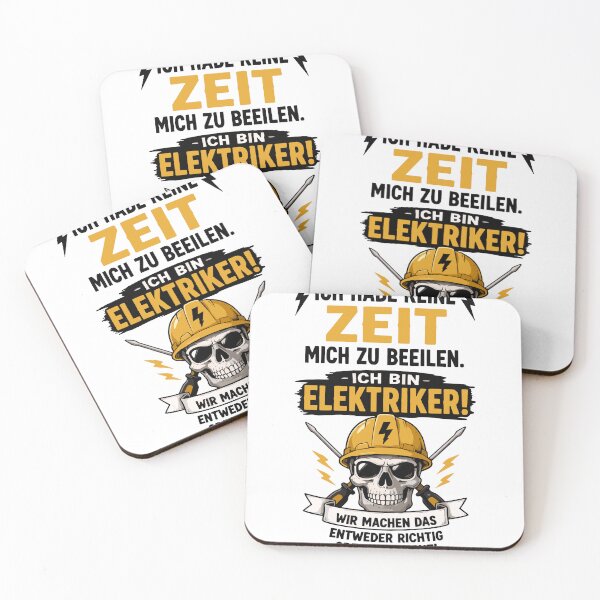 Item preview, Electrician skull - Time for electricity designed and sold by Fritz-Nicole Print Shop.