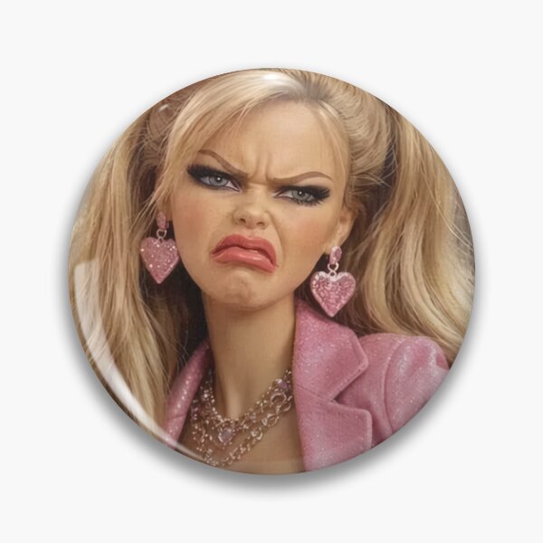Item preview, WTF Coffee Mug Pink Glam Blonde Doll Funny Meme designed and sold by Devilians92.