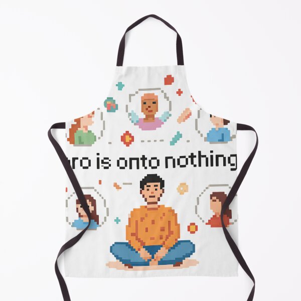Item preview, concern meme bro is onto nothing T-Shirt, Pixel Art Meme, Meditation Humor, Retro Gaming Style, Funny Internet Graphic Tee designed and sold by pawsome purrfect.