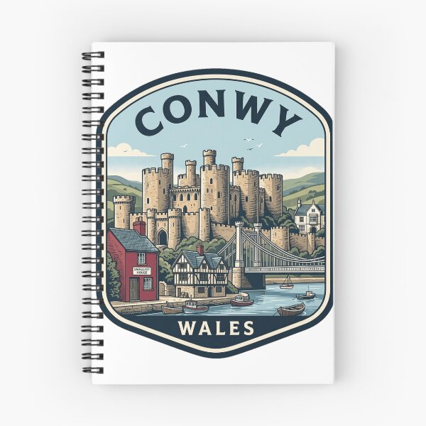 Item preview, Conwy Wales Castle Vintage Travel Badge designed and sold by k3rstman1.