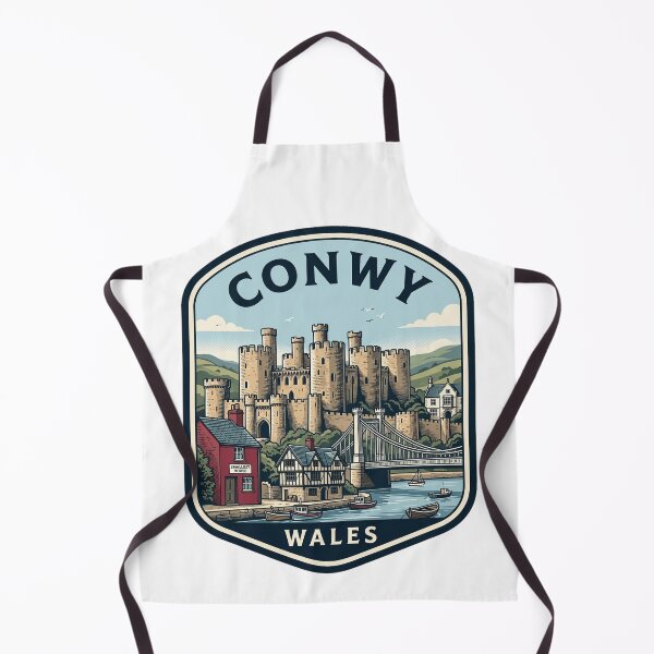 Item preview, Conwy Wales Castle Vintage Travel Badge designed and sold by k3rstman1.