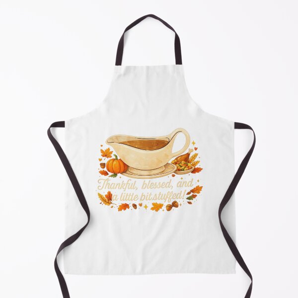 Item preview, Thankful Blessed And A Little Bit Stuffed Thanksgiving Humor Design designed and sold by EdgeSphere.