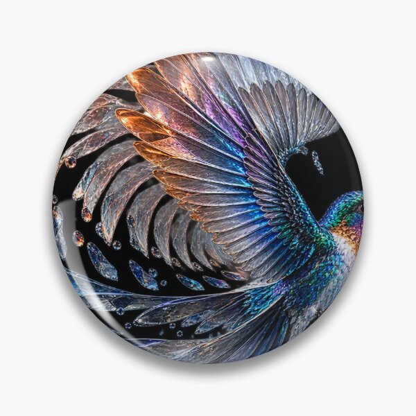 Item preview, Chromatic Flight | Liquid Hummingbird designed and sold by rigelcreation.