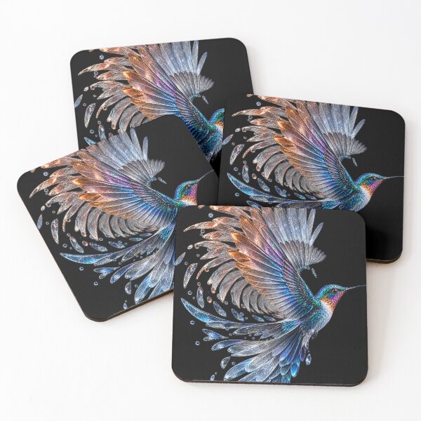 Item preview, Chromatic Flight | Liquid Hummingbird designed and sold by rigelcreation.