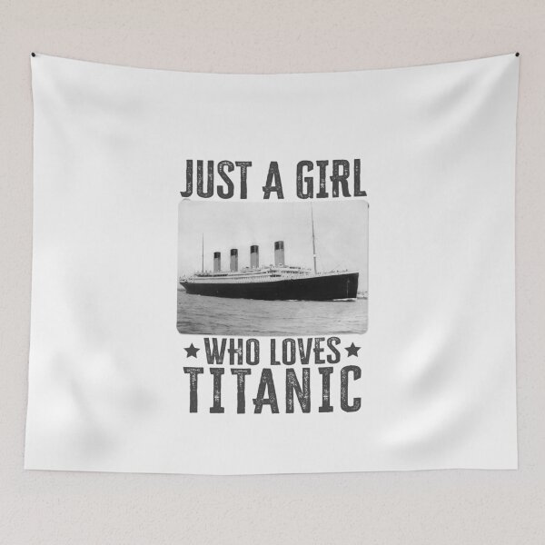 Item preview, Titanic Girl Loves Titanic Girl Titanic Design for Women designed and sold by farhanhafeez.
