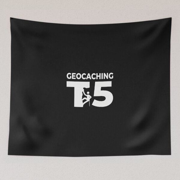 Item preview, Geocaching T5 Climbing Silhouette Graphic designed and sold by hgmbkptkw.