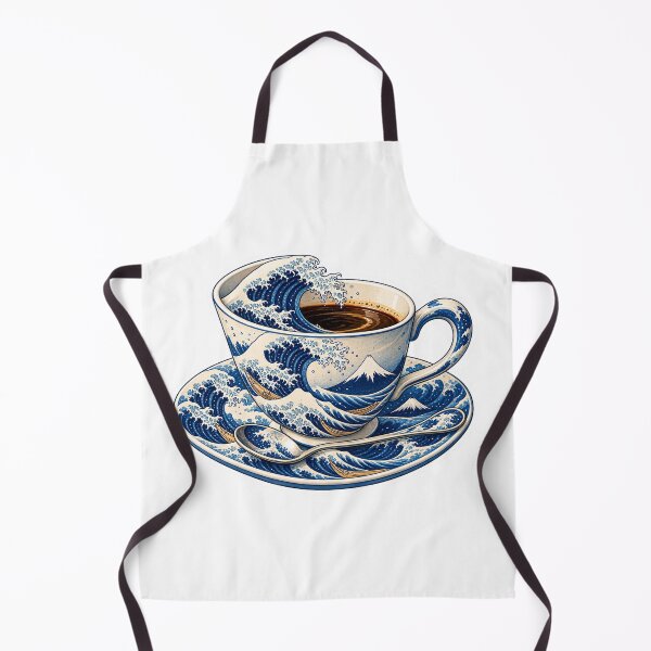 Item preview, Great Wave Coffee Cup – Japanese Ukiyo-e Art designed and sold by ChicClicker.