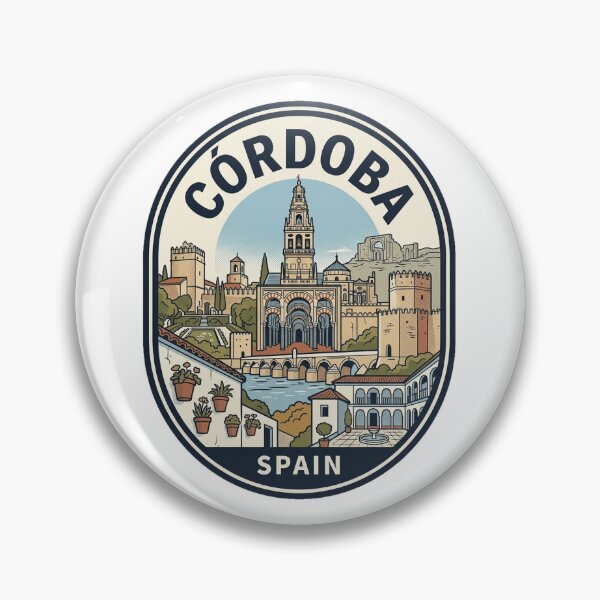 Item preview, Cordoba Spain Travel Badge Vintage Emblem designed and sold by k3rstman1.