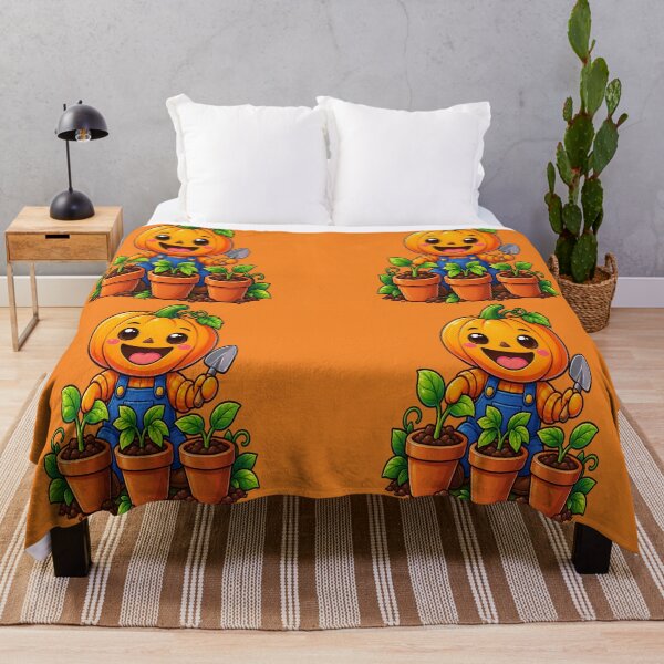 Item preview, Cute Pumpkin Gardener designed and sold by Hari Arts.