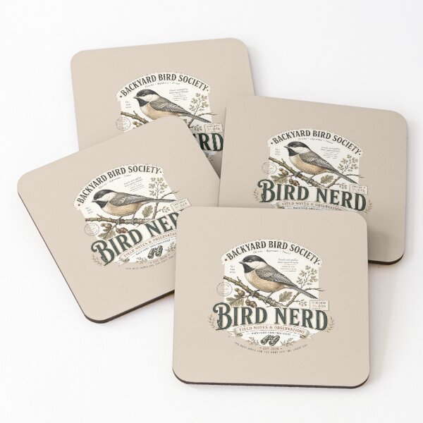 Item preview, Bird Nerd Black-Capped Chickadee Vintage Field Guide designed and sold by KakangMudi.