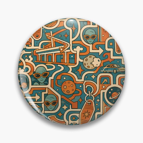 Item preview, Retro Space Motel (Tourism x Doodle) designed and sold by Thai Vibe Studio.