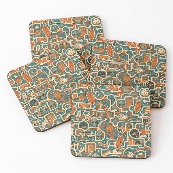 Item preview, Retro Space Motel (Tourism x Doodle) designed and sold by Thai Vibe Studio.