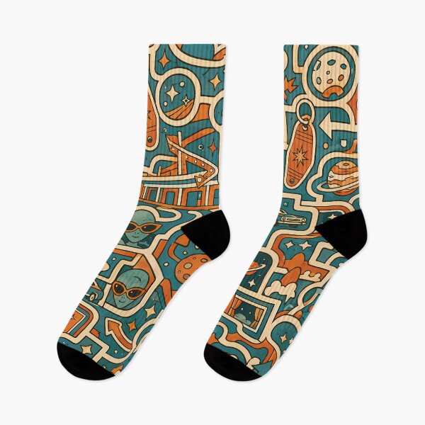 Item preview, Retro Space Motel (Tourism x Doodle) designed and sold by Thai Vibe Studio.