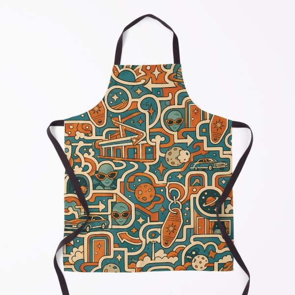 Item preview, Retro Space Motel (Tourism x Doodle) designed and sold by Thai Vibe Studio.