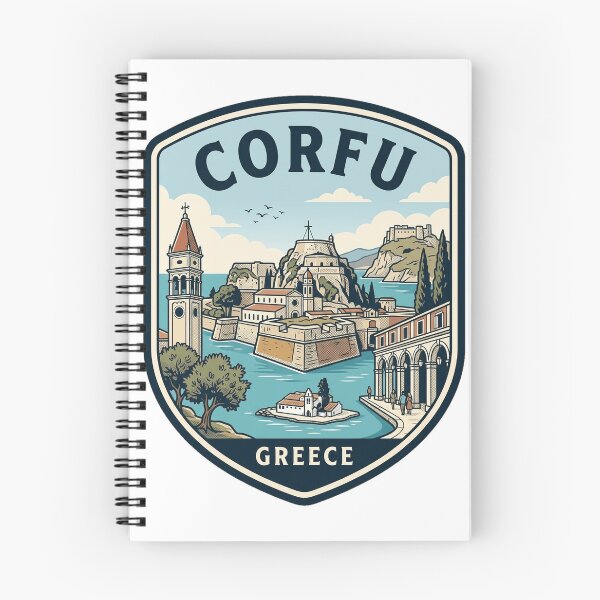 Item preview, Corfu Greece Vintage Travel Badge designed and sold by k3rstman1.