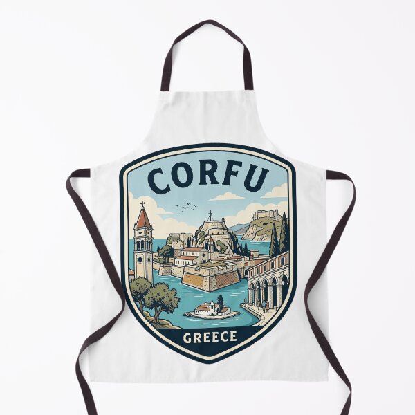 Item preview, Corfu Greece Vintage Travel Badge designed and sold by k3rstman1.