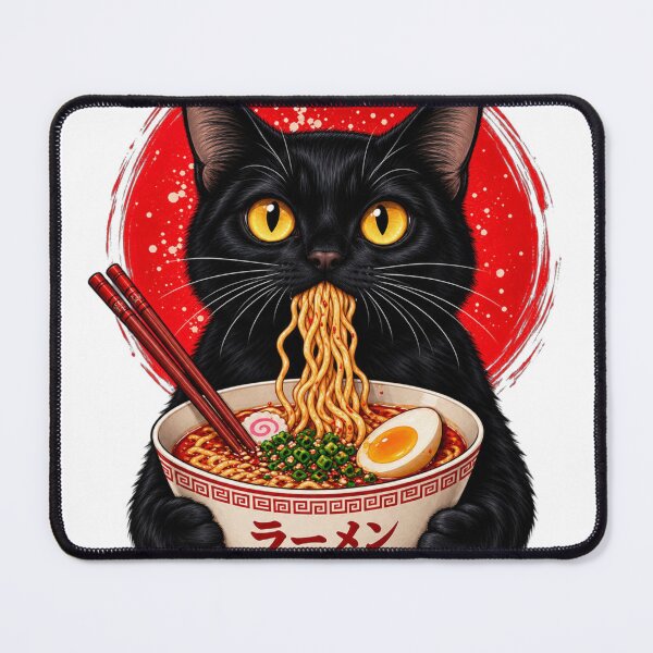 Item preview, Black Cat Ramen Chopsticks designed and sold by EgoSovereign.