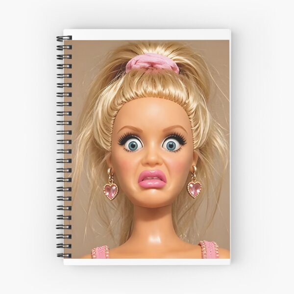 Item preview, Cringe Blonde Doll Meme – Funny Shocked Expression designed and sold by Devilians92.