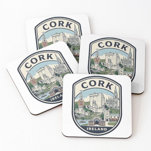 Item preview, Cork Ireland Vintage Travel Landmark Badge designed and sold by k3rstman1.