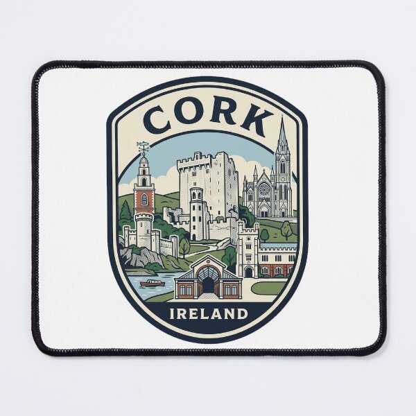 Item preview, Cork Ireland Vintage Travel Landmark Badge designed and sold by k3rstman1.