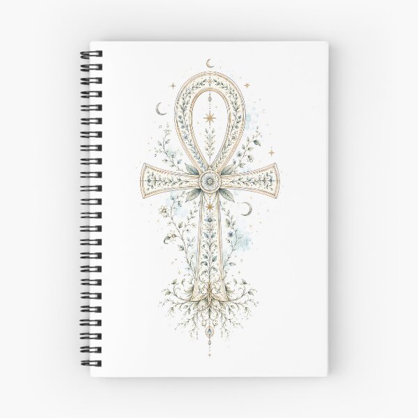 Item preview, Botanical Ankh - Garden of Eternal Breath designed and sold by Shadow Sprite Art.