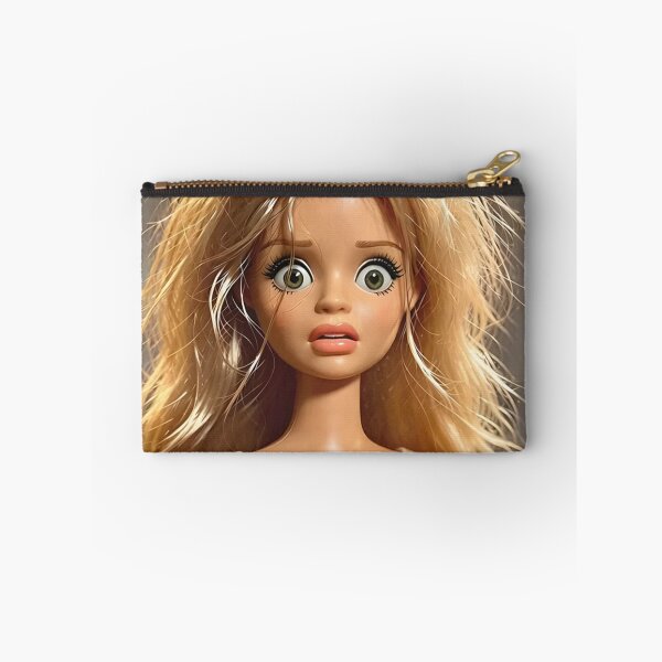 Item preview, Shocked Blonde Doll Messy Hair Cringe Reaction Meme designed and sold by Devilians92.