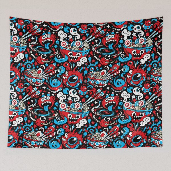 Item preview, Cyber-Ramen Orbit (Food Monster x Pop-Art) designed and sold by Thai Vibe Studio.
