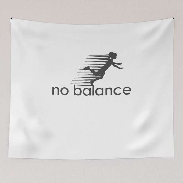 Item preview, No Balance Girl Funny Parody Design for Sports and Humor designed and sold by farhanhafeez.