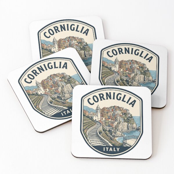 Item preview, Corniglia Cinque Terre Italy Vintage Travel Badge designed and sold by k3rstman1.