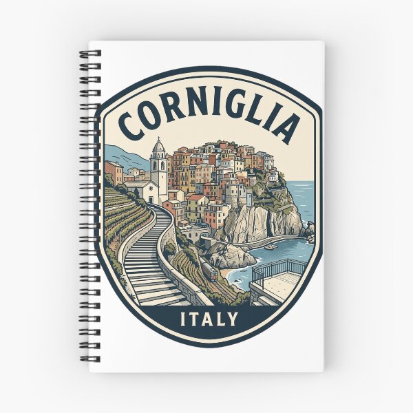 Item preview, Corniglia Cinque Terre Italy Vintage Travel Badge designed and sold by k3rstman1.