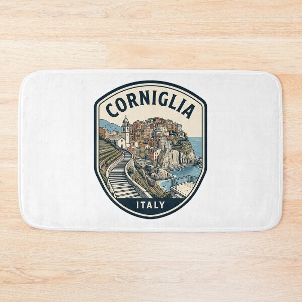 Item preview, Corniglia Cinque Terre Italy Vintage Travel Badge designed and sold by k3rstman1.