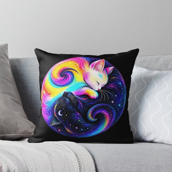Item preview, ⚖️ PURRFECTLY BALANCED COLLECTION ⚖️ - RAINBOW & MIDNIGHT CATS v1 designed and sold by WheelieGdArt.