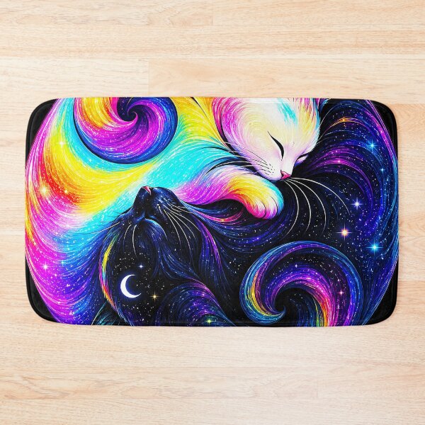 Item preview, ⚖️ PURRFECTLY BALANCED COLLECTION ⚖️ - RAINBOW & MIDNIGHT CATS v1 designed and sold by WheelieGdArt.