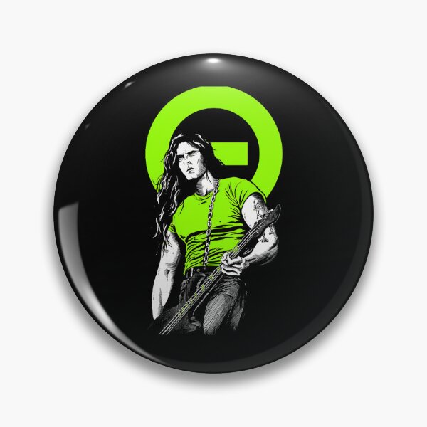 Item preview, Long Hair Bassist In Green Standing designed and sold by Bidobad01.