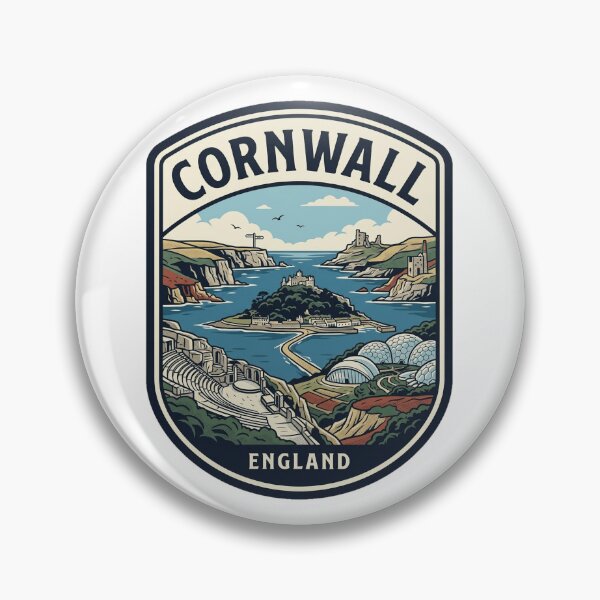 Item preview, Cornwall England Vintage Travel Badge designed and sold by k3rstman1.