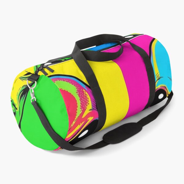 Item preview, Neon Alien Pop Art Portrait – Colorful Extraterrestrial Psychedelic Design designed and sold by Generic RedHead Designs.